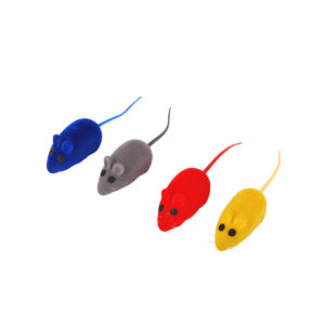 Jouet Chat 2 Souris Feutre Sonore