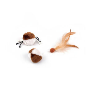 Jouet Chat 2 Woolen Balls