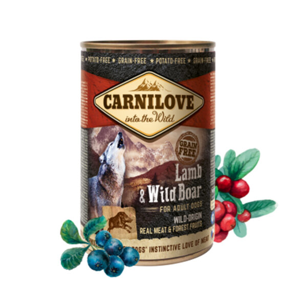 Carnilove Pâtée agneau et sanglier 400 gr