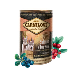 Carnilove Pâtée chiot saumon et dinde 400 gr