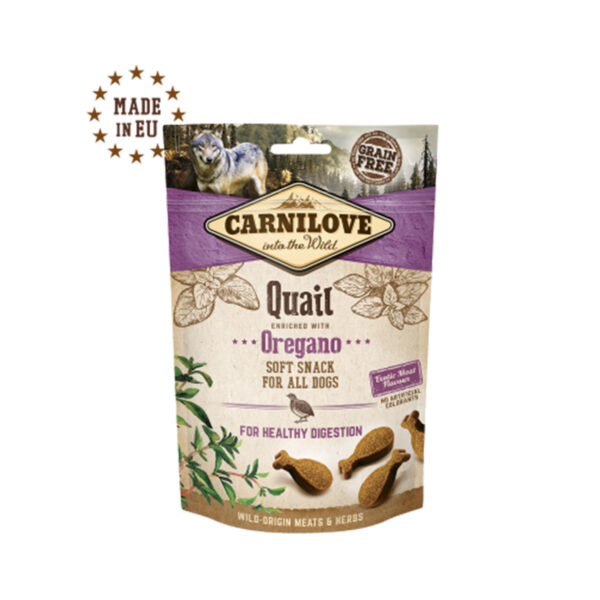 Carnilove Friandise caille et origan 200 gr