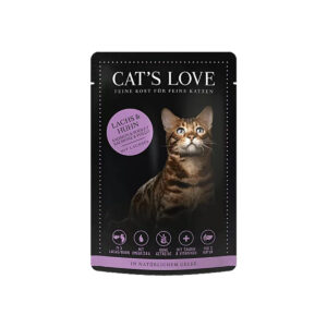 Cat's Love saumon & poulet Pur 85 gr