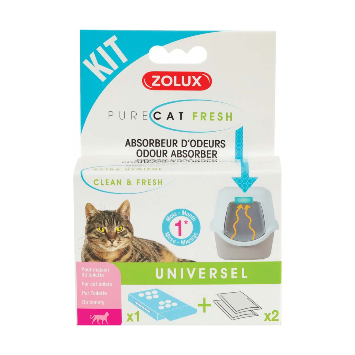 Kit anti-odeurs PureCat Fresh