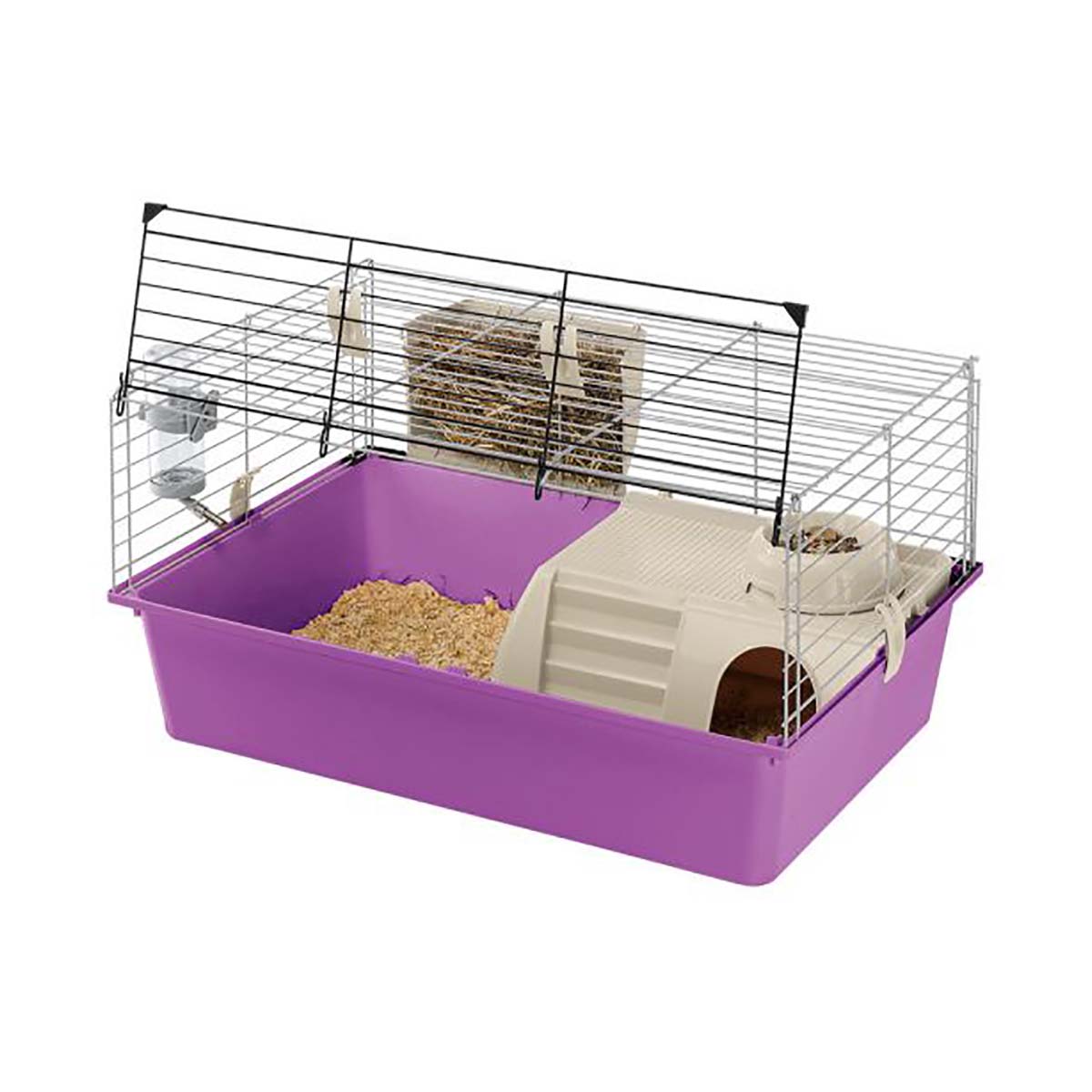Cage pour hamster cage pour hamster 36 x 25 x 27 cm cage hamster pour  petits rongeurs avec tubes (jaune)