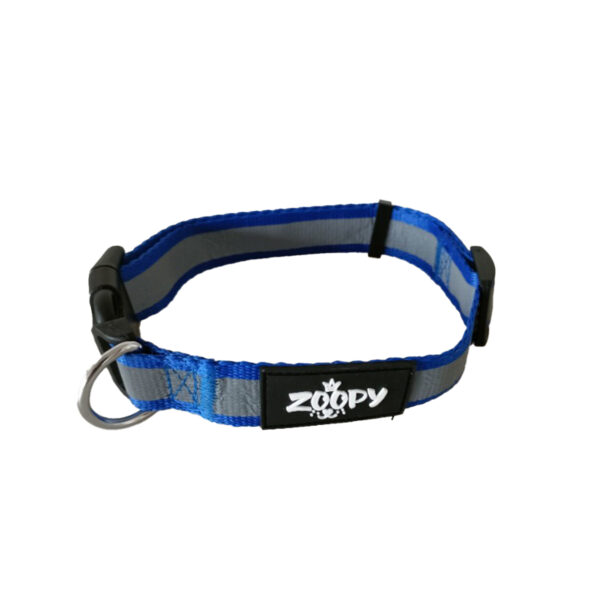 Collier Réfléchissant Zoopy bleu 70/90 cm
