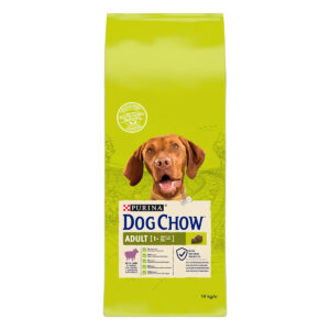 DOG CHOW ADULT AGNEAU & RIZ 14KGS