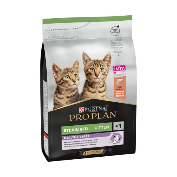 PROPLAN CAT KITTEN STERILISED SAUMON 3KGS