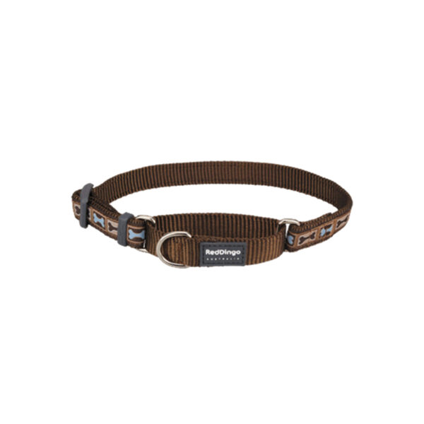 Red Dingo Collier Bones marron 2.5 cm