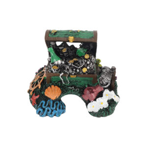 Décoration d’aquarium Coffre 15,5 x 12 x 11 cm