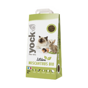 Yock Litière de Miscanthus bio 8 L