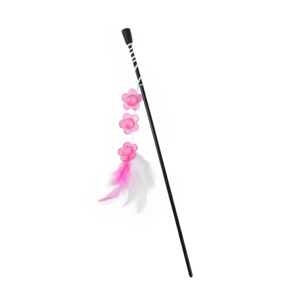 CANNE PECHE FLEUR ROSE