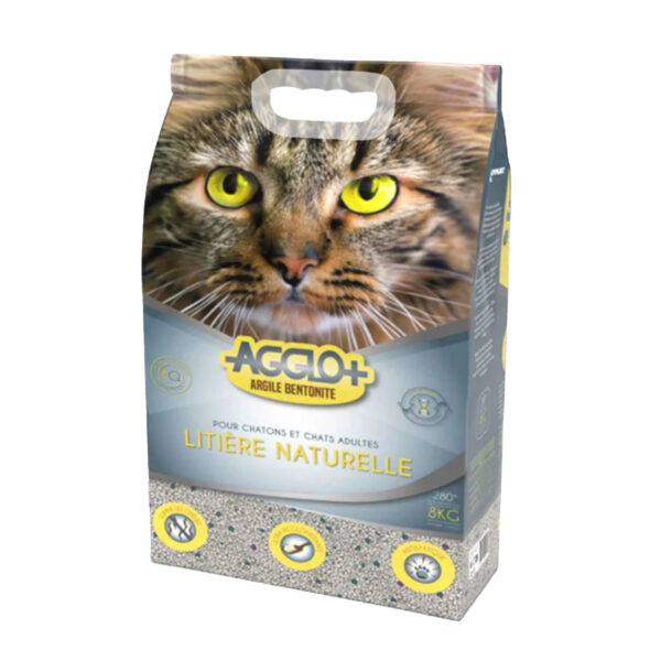Litière Super agglomérante Bentonite 8 kg