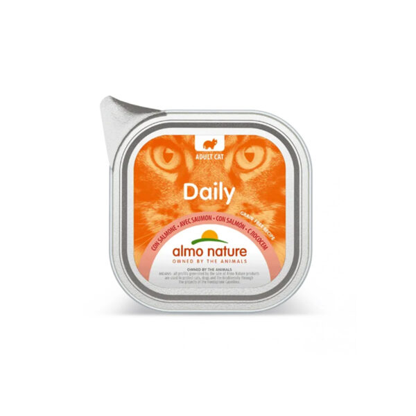 ALMO NATURE BOITE DAILY ADULTE SAUMON 100GR
