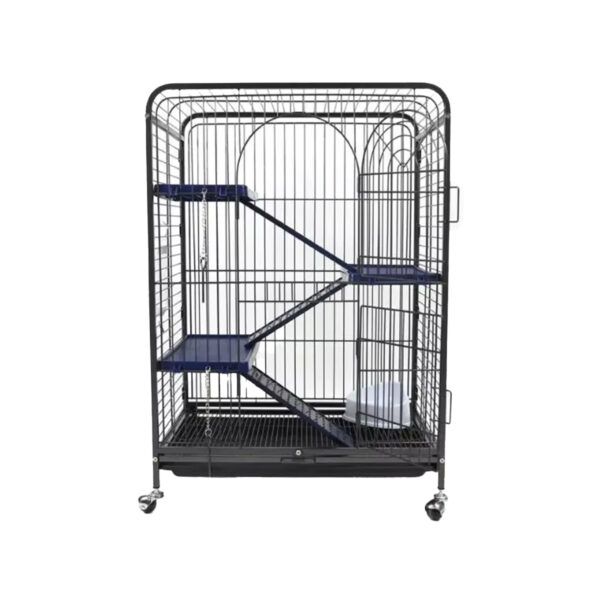 Cage Chinchilla 3 niveaux 64x43.5x92 cm