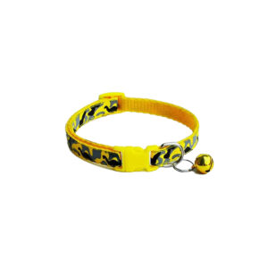 Collier chat camouflage D1L20-35cm jaune