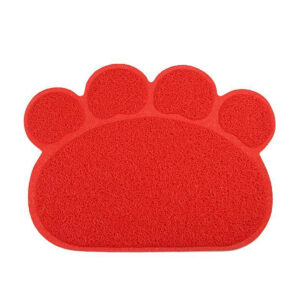Tapis pour bac à Litière 40*30CM Rouge