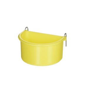 Mangeoire 12*8*5 cm jaune