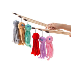 Canne à pêche avec poulpe L40cm poulpe