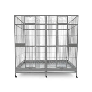 Volière double compartiments 2 m