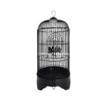 Cage oiseau 24.5 x 52 cm noir