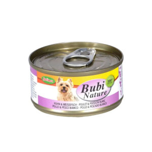 BUBI NATURE POULET/POISSON BLANC 70GR
