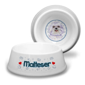 GAMELLE MISKA BICHON MALTAIS 18 CM
