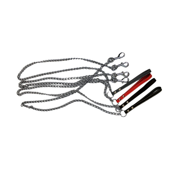 LAISSE CHAINE POIGNEE CUIR GM