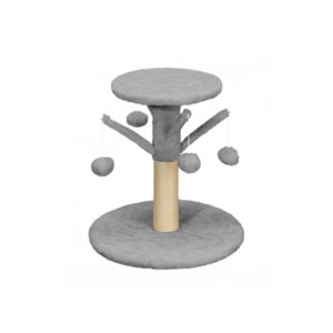 ARBRE A CHAT 4 POMPONS H43 ANTHRACITE