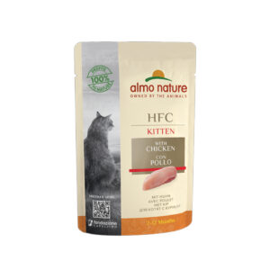 ALMO NATURE HFC NATURAL KITTY POULET 55G