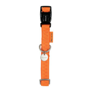 COLLIER REGLABLE MCLEATHER 15MM ORANGE