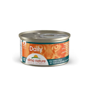 ALMO NATURE BOITE DAILY ADULTE THON/POULET 85G