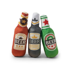 JOUET BIERE PELUCHE L26 CM