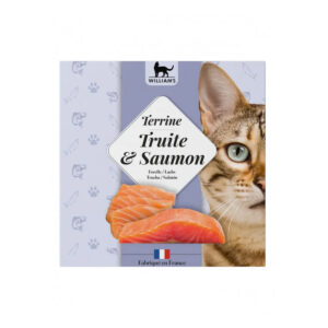WILLIAM'S TERRINE CHAT TRUITE/SAUMON 80G