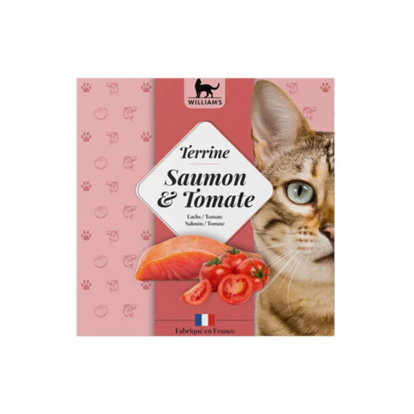 WILLIAM'S TERRINE CHAT SAUMON/TOMATE 80G