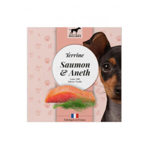 WILLIAM'S TERRINE CHIEN SAUMON/ANETH 80G