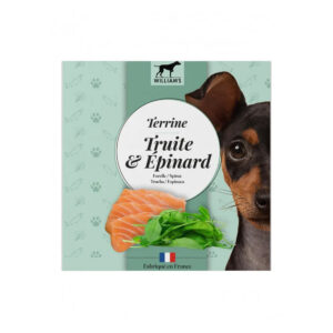 WILLIAM'S TERRINE CHIEN TRUITE/EPINARD 80G