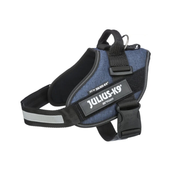 Harnais Power Julius-K9 M 58-76cm/40mm Bleu Jean