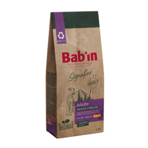 Croquette Signature pour chien medium stérilisé Poulet 3Kg - BAB'IN -