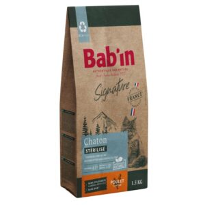 Bab'in - Croquettes chaton Signature au poulet 1,5kg