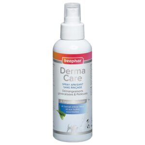 Spray apaisant sans rinçage pour chien et chat DermaCare