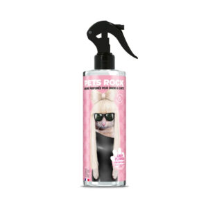 Brume Parfumée PETS ROCK pour Chiens & Chats Parfum Floral 300 ml