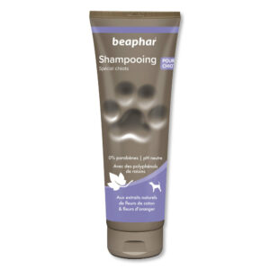 Shampooing BEAPHAR - Spécial chiots extraits naturels de fleurs de coton & fleurs d’oranger - 250 ml