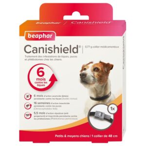 Canishield 0,77 g collier médicamenteux pour petits et moyens chiens x1