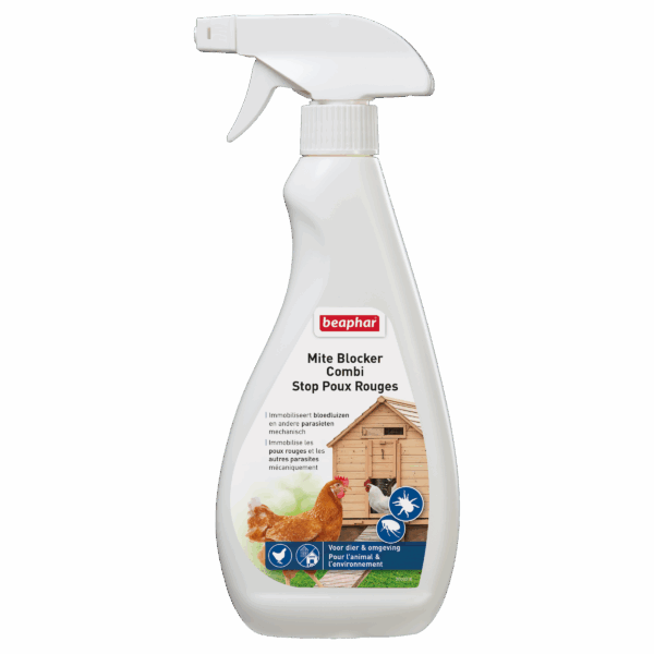 Beaphar Spray Stop Poux Rouges - 500 ml