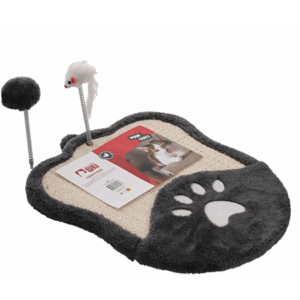 MON AMI LUKI - GRIFFOIR A CHAT AVEC 2 JOUETS - 41X33X2CM - ANTHRACITE - CHAT -