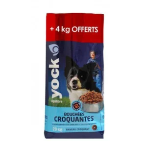 Croquette Yock Chien croquante EQUILIBRE 20kg + 4kg offert