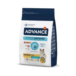 Advance Active Defense Sensitive Care chat adulte stérilisé croquettes saumon 10kg