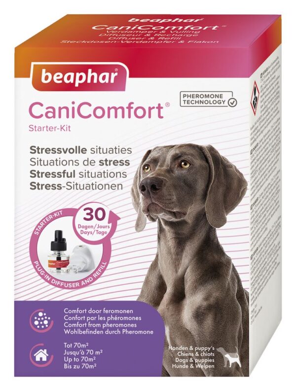 CaniComfort®, diffuseur et recharge phéromone calmants pour chiens 48ml