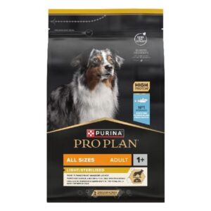 PROPLAN chien adulte light/stérilisé poisson 3kg