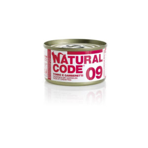 NATURAL CHAT 9 THON/CREVETTE 85g